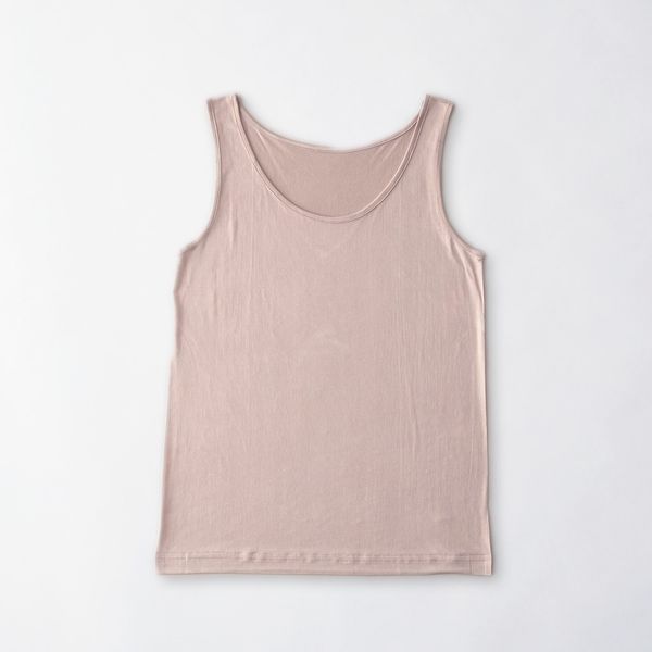 MALYNE SILK/正絹シルク100%インナー タンクトップ -締め付け感なし